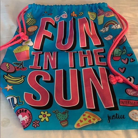 Justice beach towel and bag - Picture 4 of 4